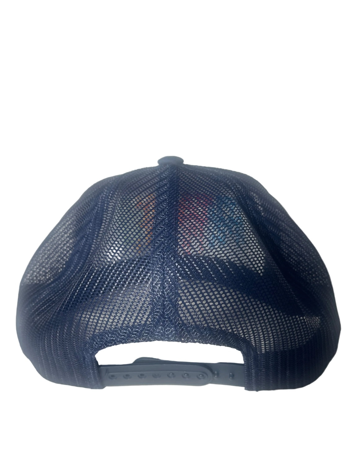 JUFAFIANI Face On Calm Trucker back view with adjustable snap closure